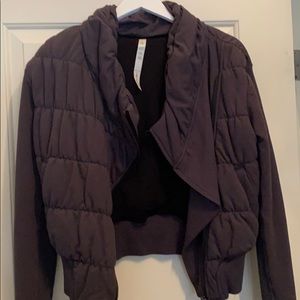 Lululemon grey bomber sweater